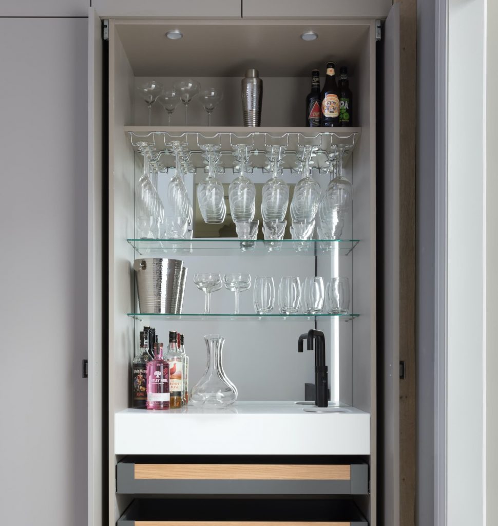 Creating a home bar - Truman Kitchens